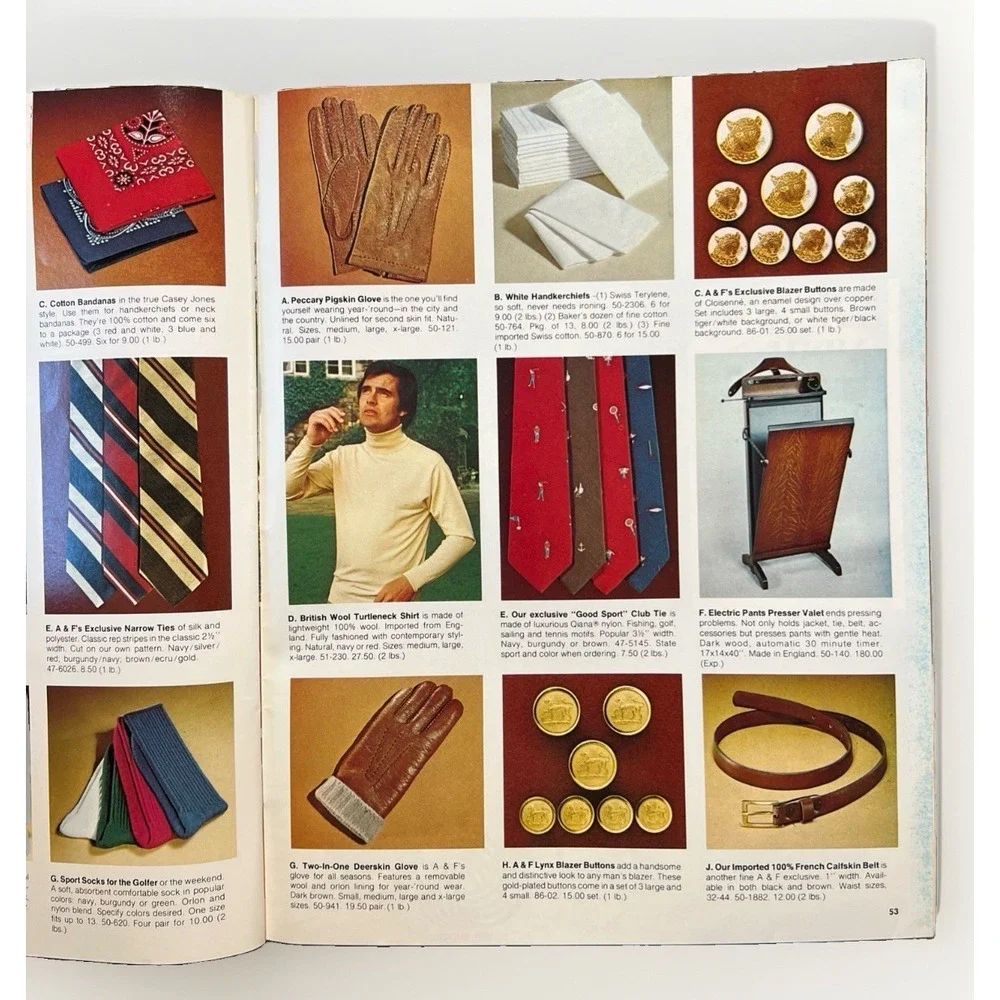 Abercrombie & Fitch The Blazed Trail 1974 Vintage Sporting Goods Catalog